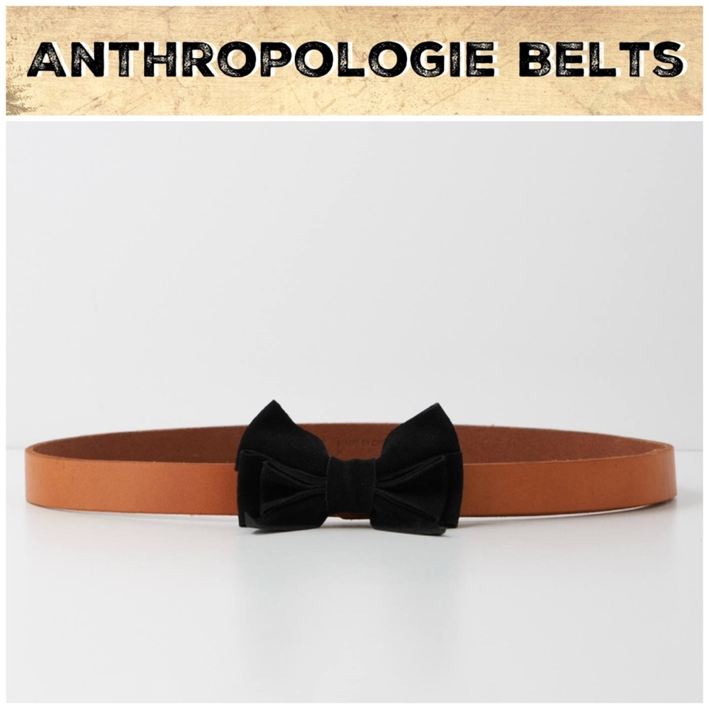 Anthro “Suede Bow Belt”